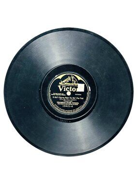 International Novelty Orch It Aint Gonna Rain No Mo 10in Shellac 78 Victor 19421